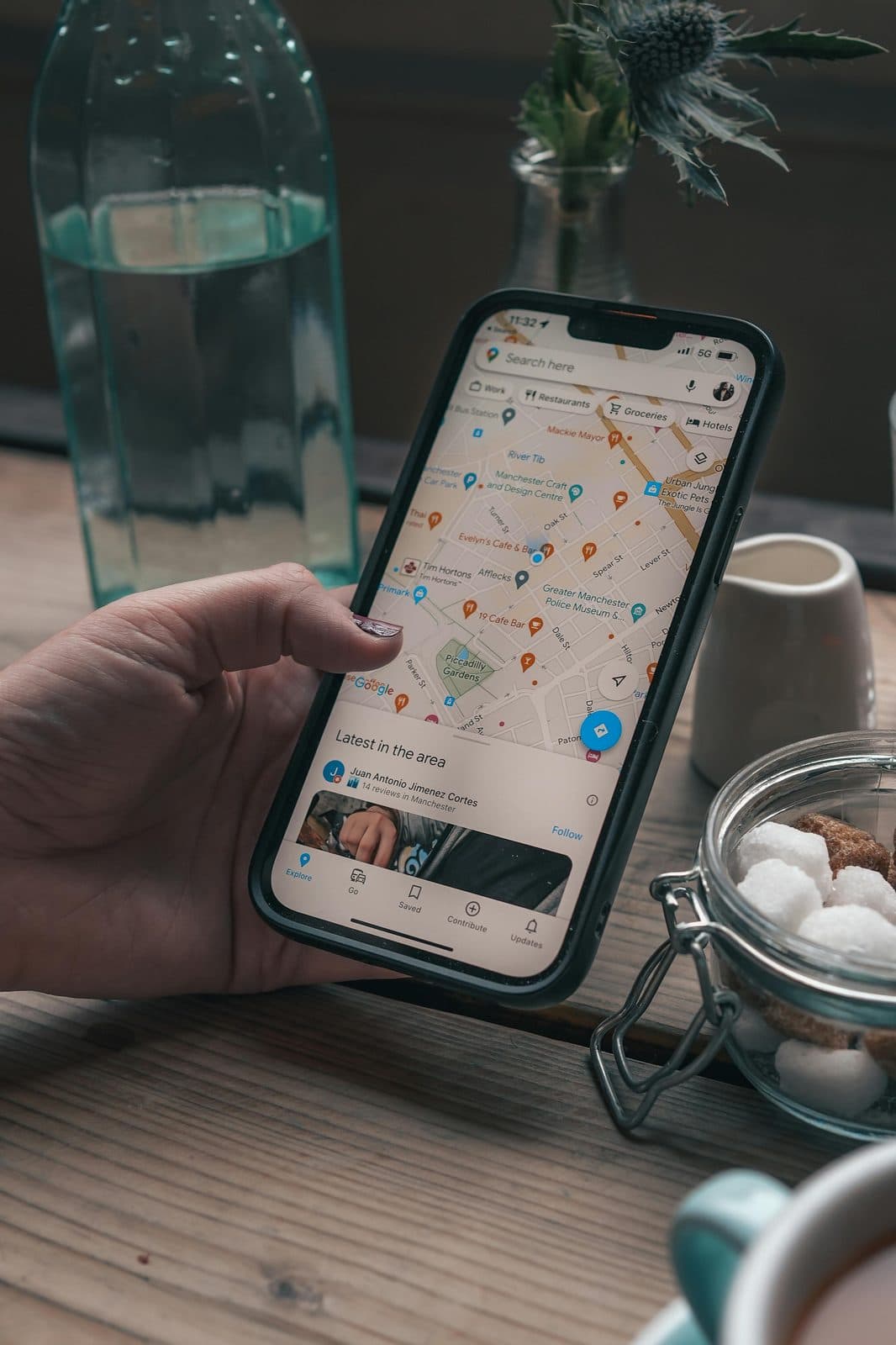 Local business map pack search results